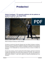Rafael Uzcategui El Supuesto Gobierno de Los Pobres Se Quedo Sin Pobres Por Hugo Prieto