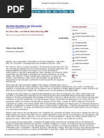 Educação e Sociedade Na Primeira República