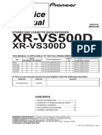 Pioneer XR VS300D Chassis RRV2340