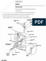 Parking Brake Mechanism: Disassembly/Inspection/Reassembly