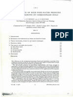 1976 - The Influence of High Pore-Water Pressure On The Strength of Cohesionless Soils