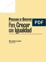Programa de Gobierno Ricardo Lagos 2000-2006