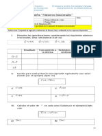 Evaluación nIrracionalesA