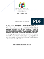 Carta Escuela Vocacional de Las FFAA y La PN - Escuela Laboral