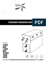 SteamSpa Manual