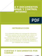 Cuentas y Documentos Por Cobrar y Control Interno