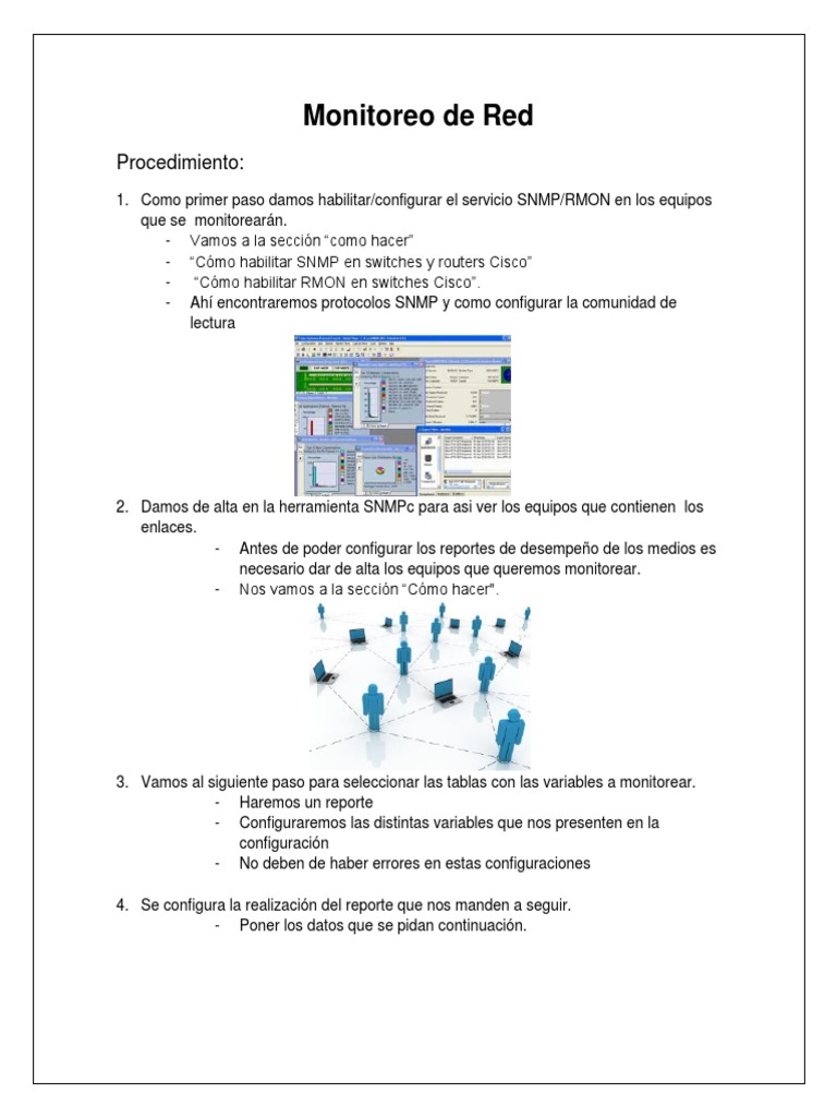 Guía de Monitoreo de Red con SNMPc | PDF