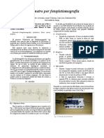 Pulsómetro Por Fotopletismografía