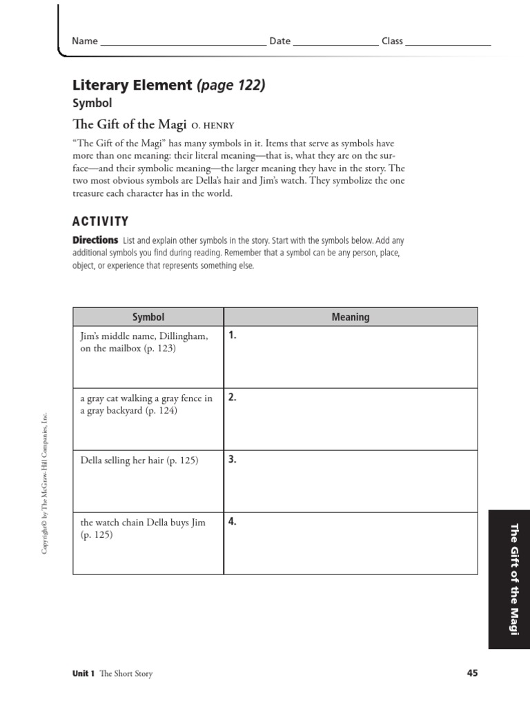 the-gift-of-the-magi-worksheets-pdf