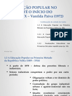 A Educação Popular No Brasil - Prof Elias