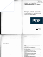 Ensayos Sobre La Transiciã N Democrã¡tica - Sel