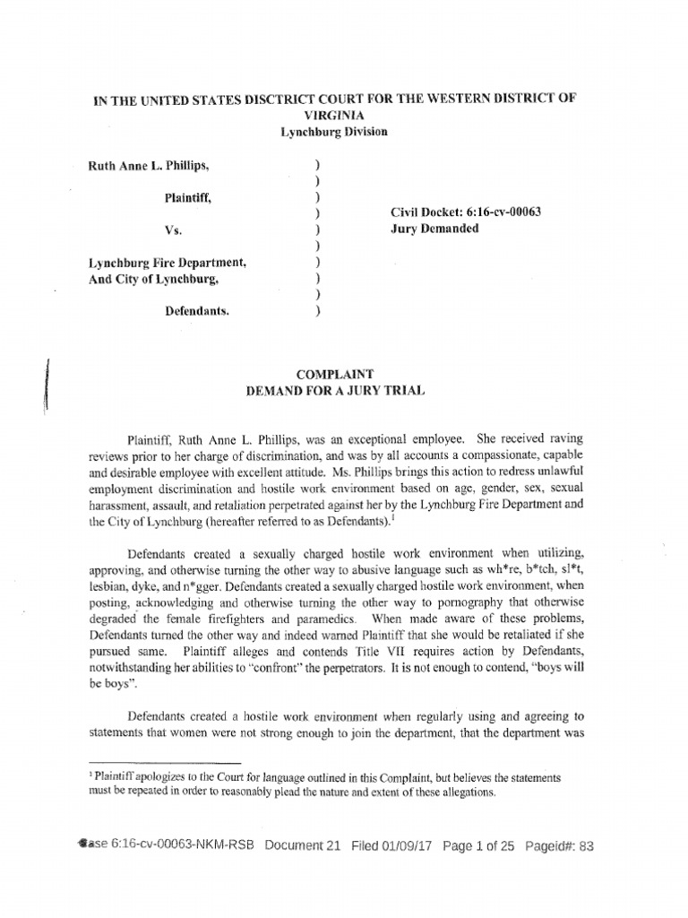 Complaint and Demand for Jury Trial