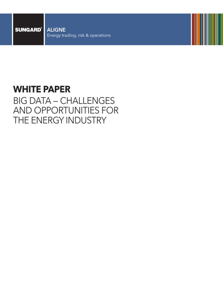 Big Data Challenges Opportunities Energy Industry PDF | PDF | Big Data ...