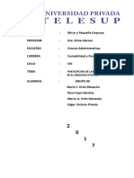 Situacion de La Mype en El Perú - 2007