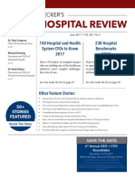 June 2017 Issue of Beckers Hospital Review