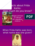 Fun Facts About Frida Kahlo