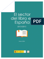 El Sector Del Libro en España - Enero 2016 PDF