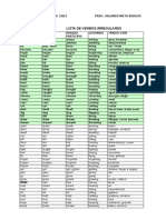 Irregular Verbs