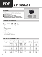 LU-5-R Relay Pinout and Specs | PDF | Alternating Current | Relay