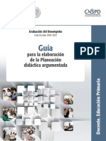 Guía Planeación Argumentada Primaria PDF