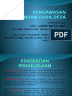 Pengawasan Penggunaan Dana Desa