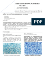 Tecnicas de Tincion Histologicas de Teji PDF