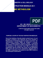 Heme Metabolism: Self-Instruction Module #3-1