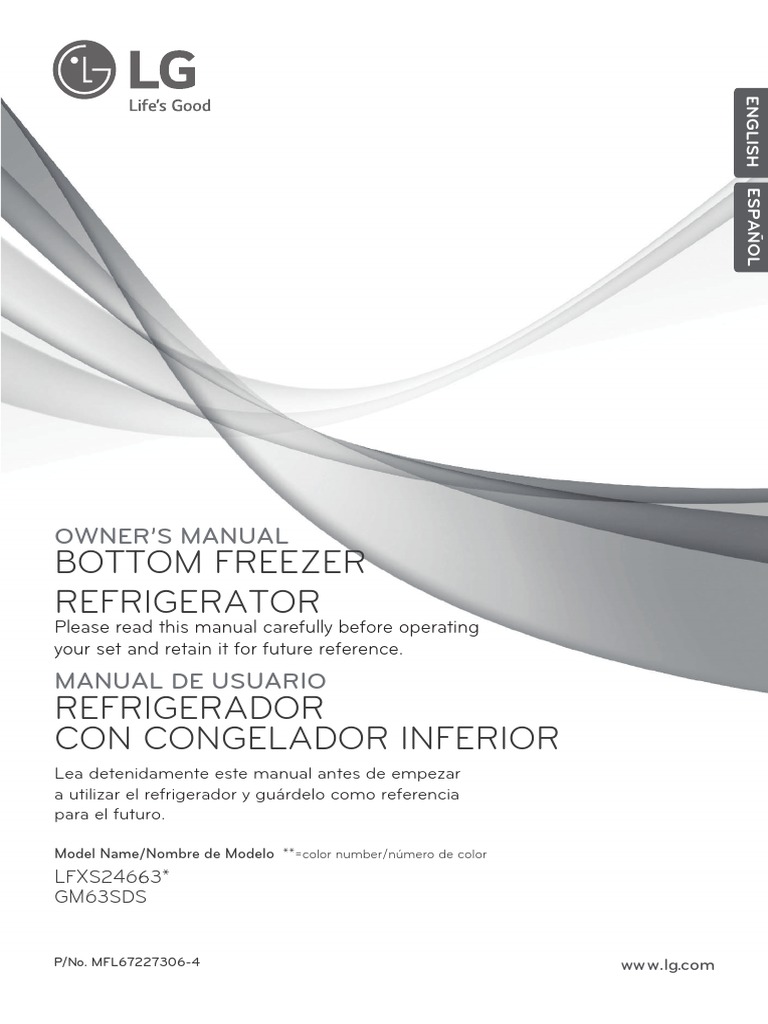 Manual De Refrigerador Lg