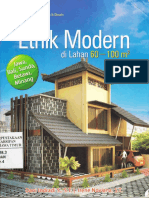 1124 - Rumah Etnik Modern Di Lahan 60 100m2
