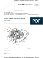 Calibracion de Inyectores c11, c13