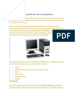 Partes de Una Computadora de Escritorio