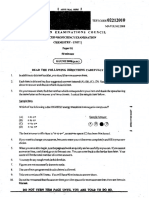 Cape Chemistry U2 P1 2008 - Rest of Region