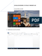 Langkah Langkah Surat Observasi