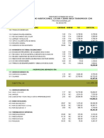 Analisis y Presupuesto Martin El Caribe