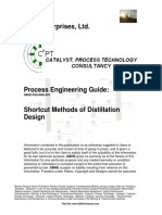 Shortcut Methods of Distillation Design