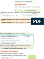 Trerminos algebraicos