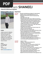 Resume For BSS & OMCR Engineer Telecome