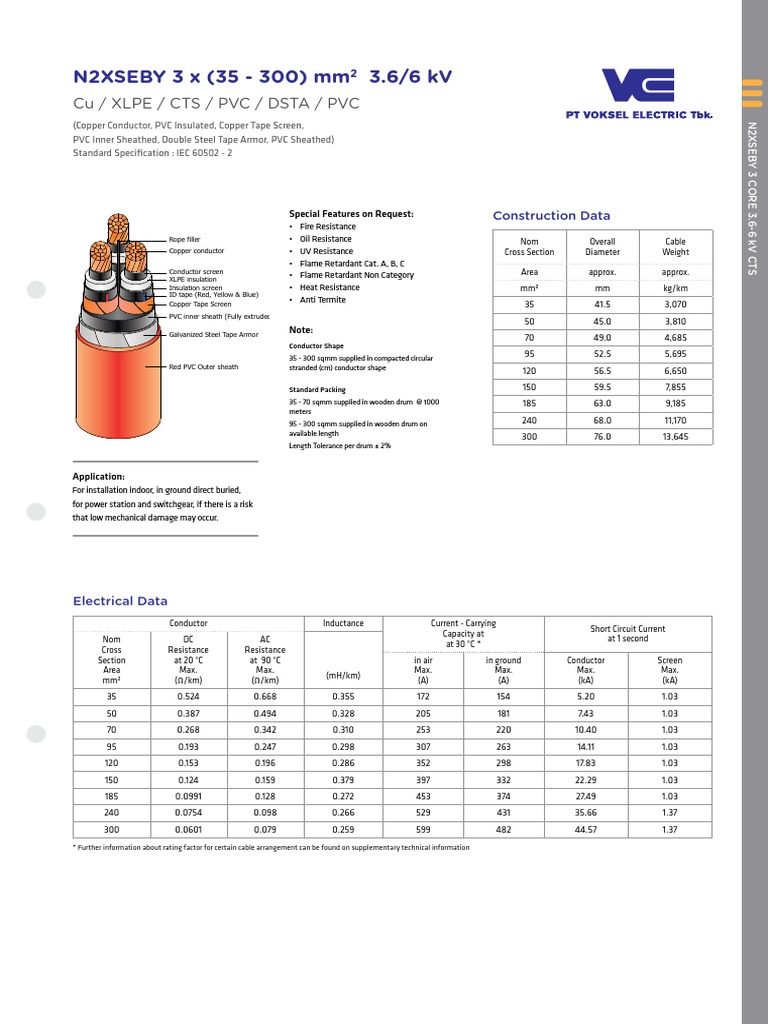 Medium Voltage Cable-File PDF | PDF | Cable | Electrical Conductor