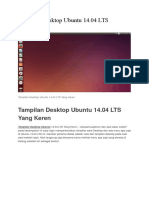 Tampilan Desktop Ubuntu 14