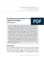Developmental Evaluation New Zealand PDF