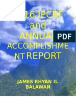 2016 IPCRF and Annual Accomplishment Report