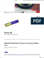 Download Metode Eliminasi Gauss  Gauss Jordan 44  Penma 2B by Umar Harry SN350485483 doc pdf