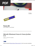 Download Metode Eliminasi Gauss  Gauss Jordan 44  Penma 2B by Umar Harry SN350485483 doc pdf
