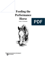 Feeding Performance Horses