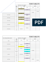 Time Table for Even Semester Exam May 2017