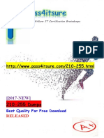 New Pass4itsure Cisco 210-255 Dumps PDF - Implementing Cisco Cybersecurity Operations
