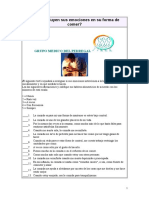 Test Sobre Habitos Alimenticios para El Consultorio