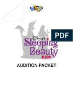 Disney's Sleeping Beauty Kids Audition Packet