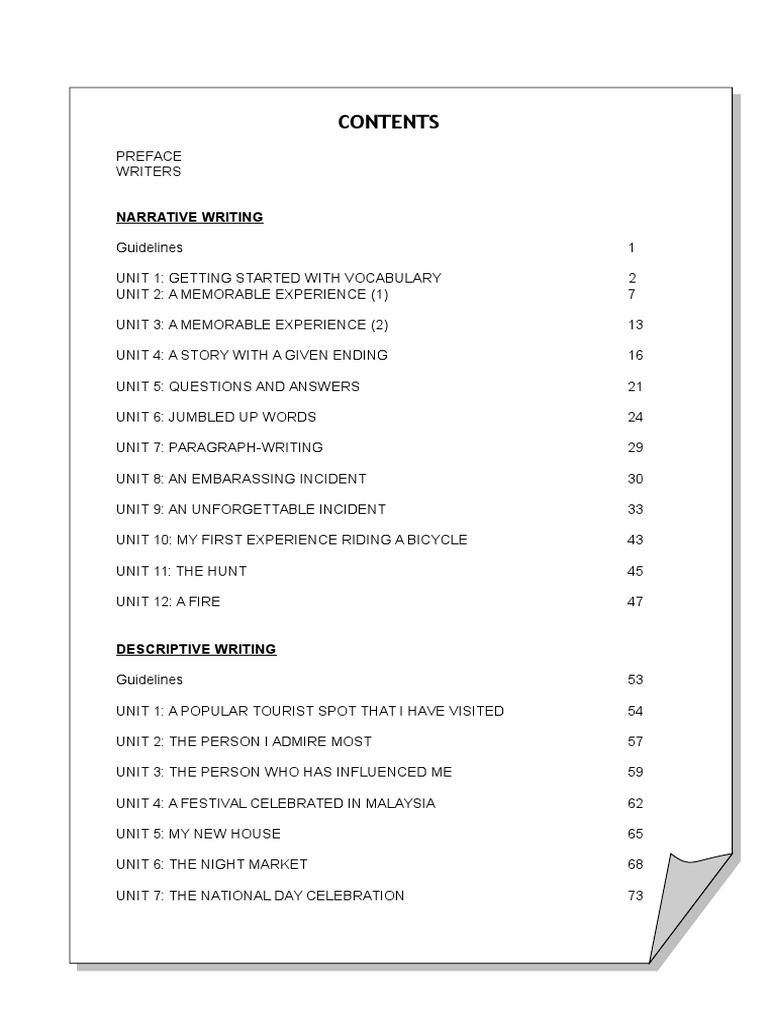 Narrative and Descriptive Writing Guide | PDF