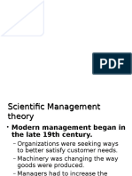 Sc.Mgmt - Scientific Management